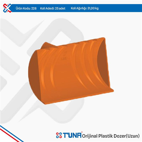 TUNA 228 DOZER PLASTİK ORJİNAL ( UZUN )
